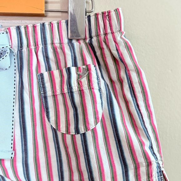 Aerie Pink Blue & White w Sparkle Boxer Short w Bow - Picture 3 of 7